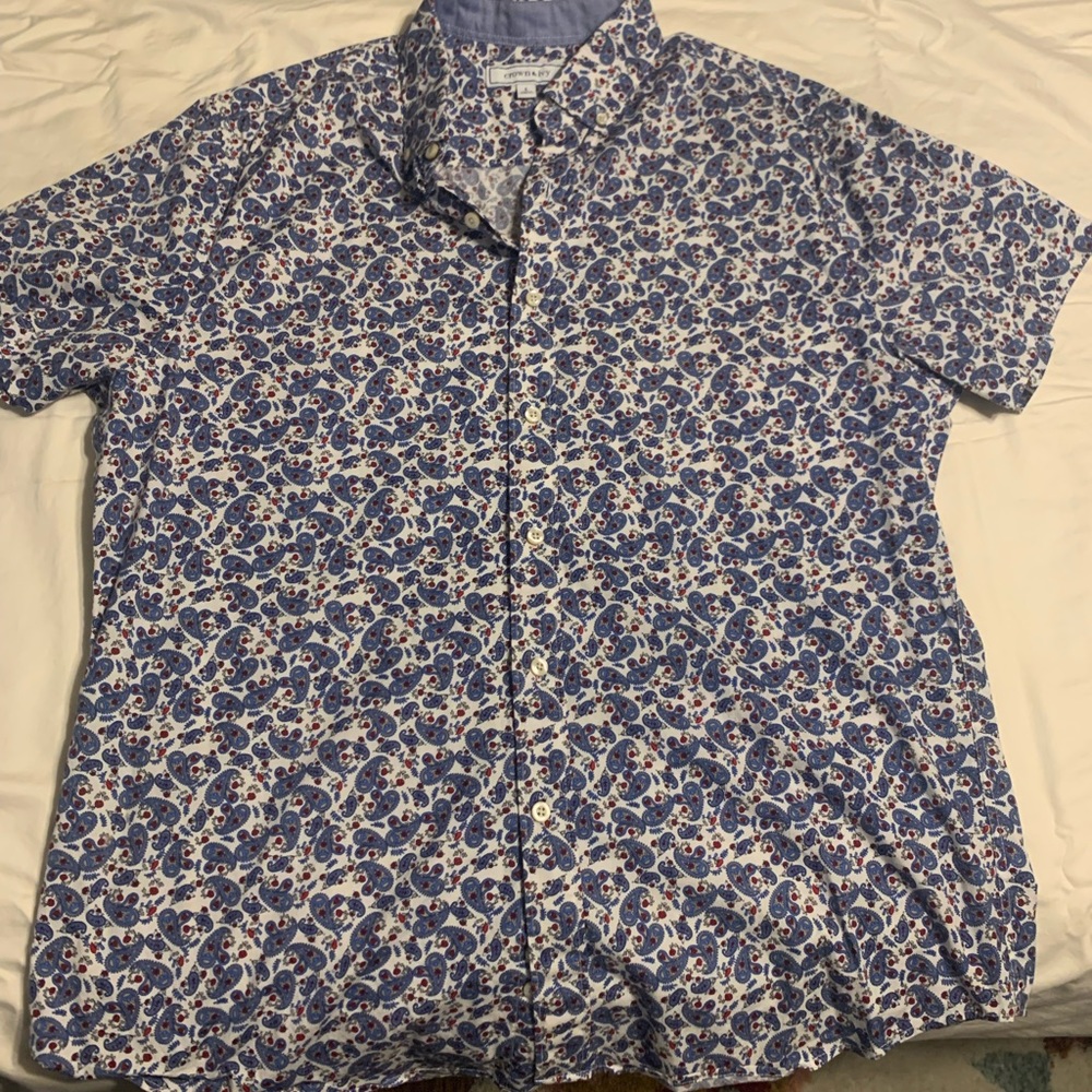 Crown & ivy short sleeve button up